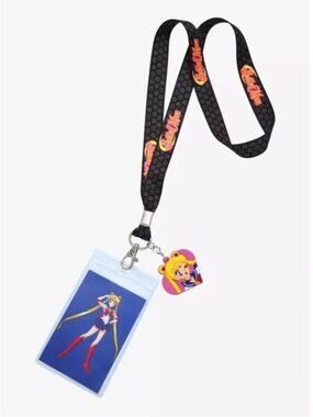 Hot Topic x Sailor Moon | Sailor Moon Heart Logo Lanyard | New with Tags